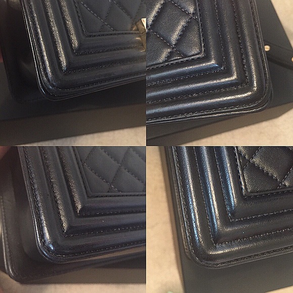 CHANEL Boy Small Black Aged Gold Hardware Bag - Picture 8 of 8